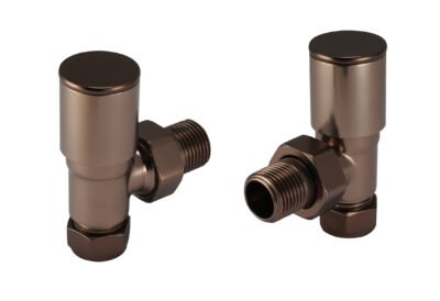 Grosvenor Angled Radiator Valve Brushed Brass