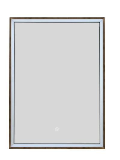 Luca Recessed Mirror Cabinet Brushed Bronze